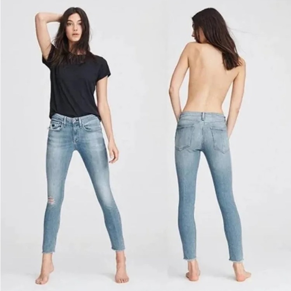 Rag & Bone Cate Mid-Rise Skinny Jeans Size 24